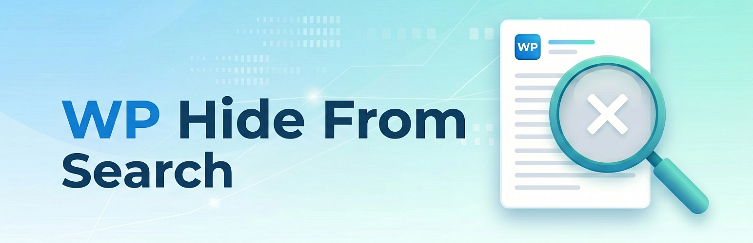 TechDex Hide From Site Search banner